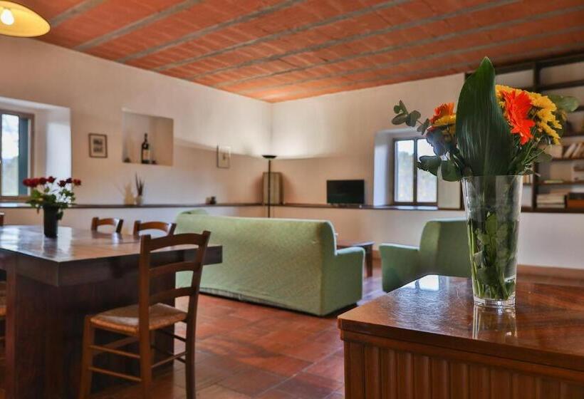 Апартаменты 2 спальни Вид на Бассейн, Antico Borgo La Torre Agriturismo