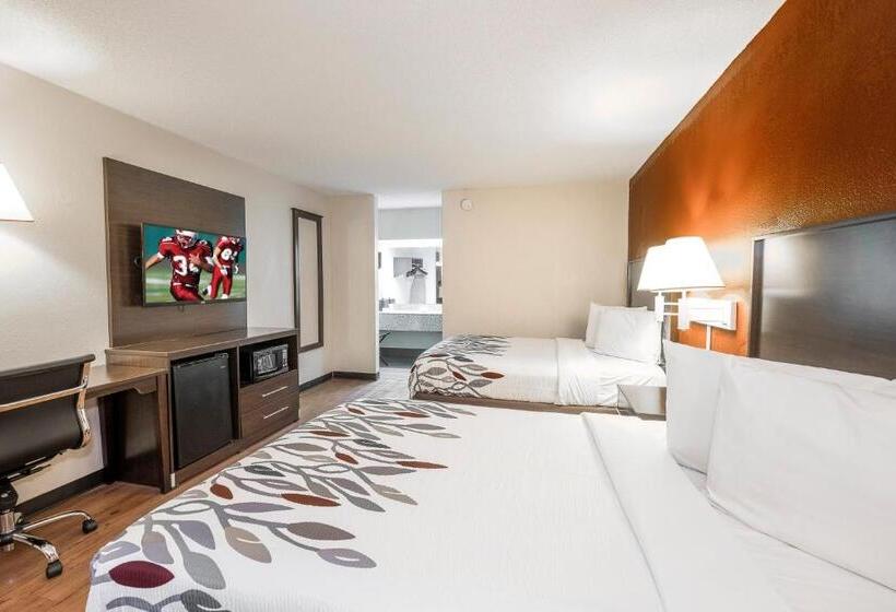 스탠다드 룸 더블 침대 2개, Red Roof Inn Walterboro