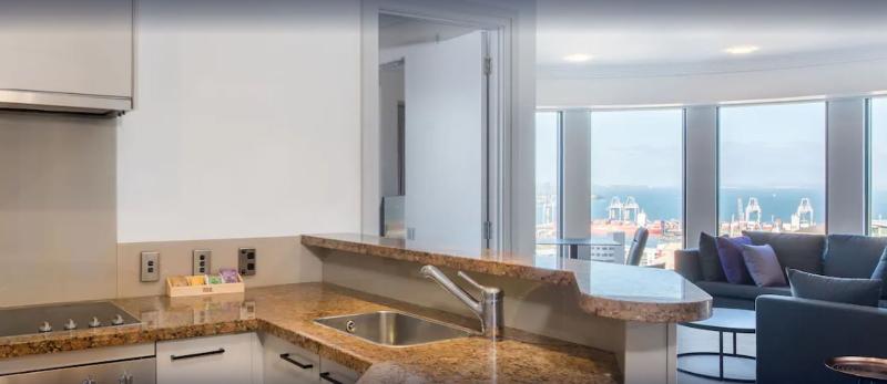 침실 2개 스위트, Avani Metropolis Auckland Residences