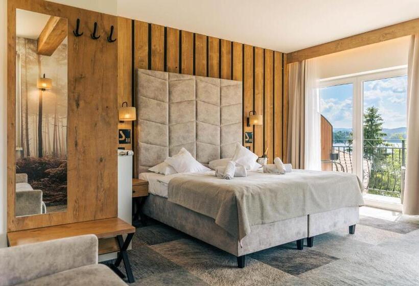 اتاق استاندارد با تخت بزرگ, Sztygarka Hetmańska Resort Solina