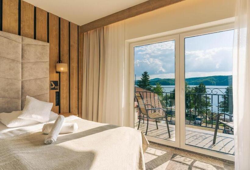 اتاق استاندارد با چشم‌انداز دریاچه, Sztygarka Hetmańska Resort Solina
