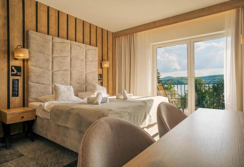 اتاق استاندارد با چشم‌انداز دریاچه, Sztygarka Hetmańska Resort Solina