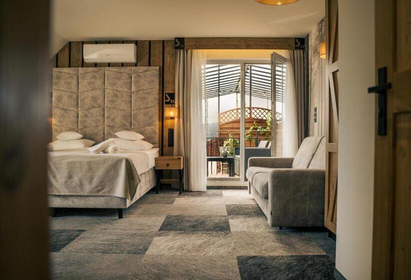 اتاق استاندارد با چشم‌انداز دریاچه, Sztygarka Hetmańska Resort Solina