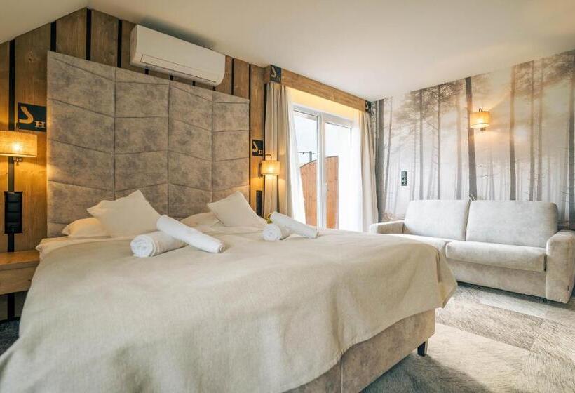اتاق استاندارد با چشم‌انداز دریاچه, Sztygarka Hetmańska Resort Solina