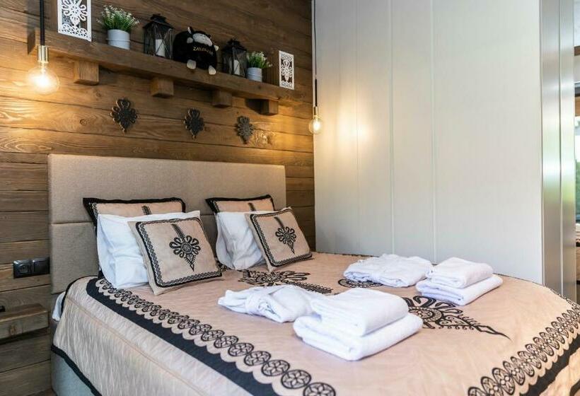 Королевские апартаменты с 1 спальней, Aparthotel Royal Resort Spa Zakopane