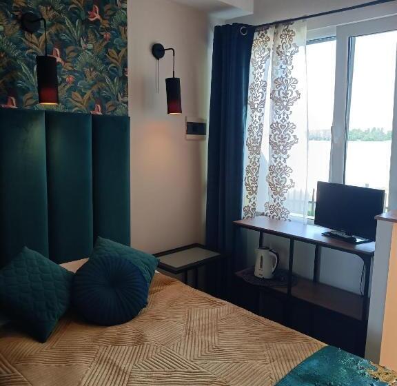 اتاق استاندارد با چشم‌انداز دریاچه, Vanilla Pokoje I Apartamenty Nad Brzegiem Jeziora