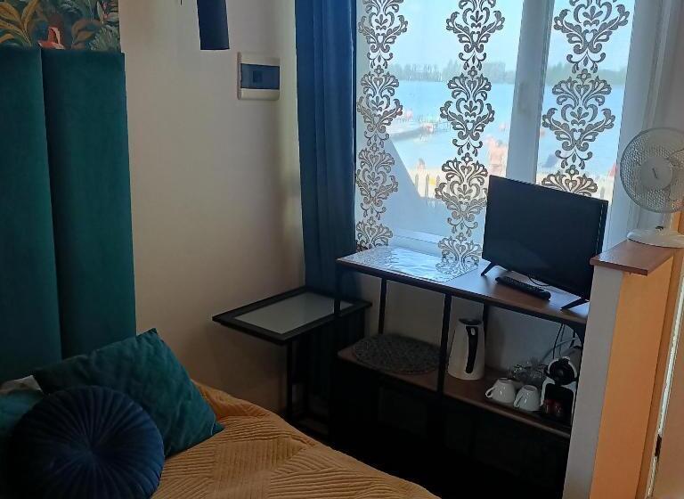 اتاق استاندارد با چشم‌انداز دریاچه, Vanilla Pokoje I Apartamenty Nad Brzegiem Jeziora