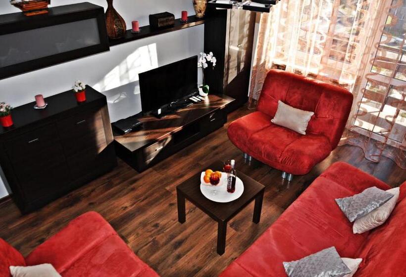 آپارتمان 1 خوابه با چشم‌انداز, Apartamenty Sobiczkowa Wyspa
