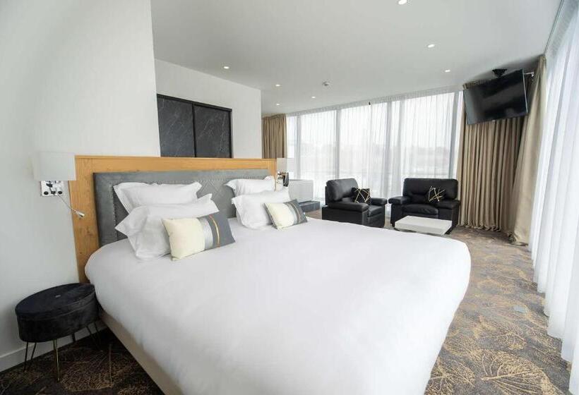 전망 주니어 스위트, Le Barracuda & Spa, Centre Port, Pieds Dans L Eau, Vue Mer