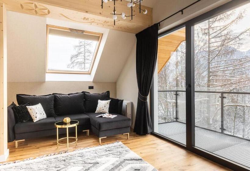 Апартаменты Deluxe 1 Спальня, Tatry Residence Spa   950 Km Stacja Narciarska Szymoszkowa