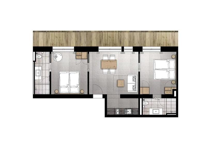 Апартаменты Comfort 2 Спальни, Gurglhof Apartmenthaus