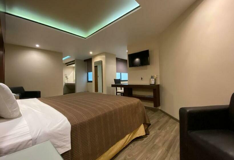 디럭스 룸 킹사이즈 침대, Escala Central Del Norte