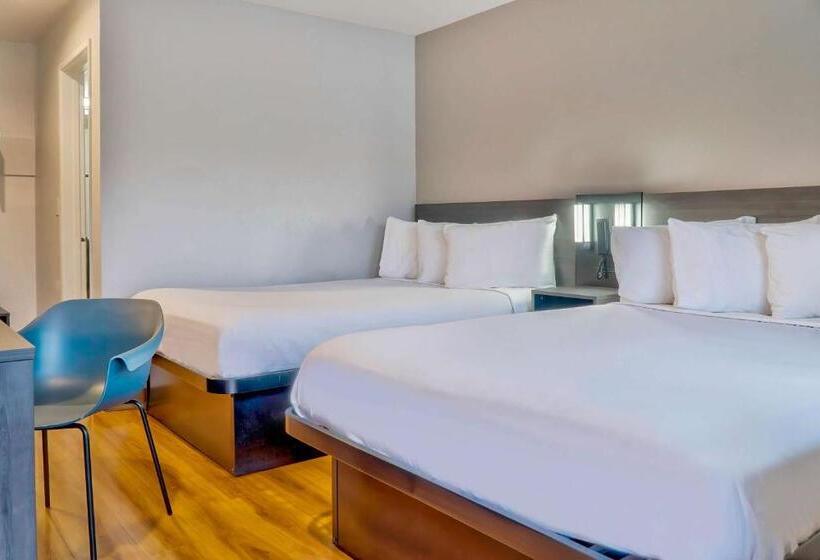 디럭스 4인 룸, Motel 6el Monte, Ca  Los Angeles