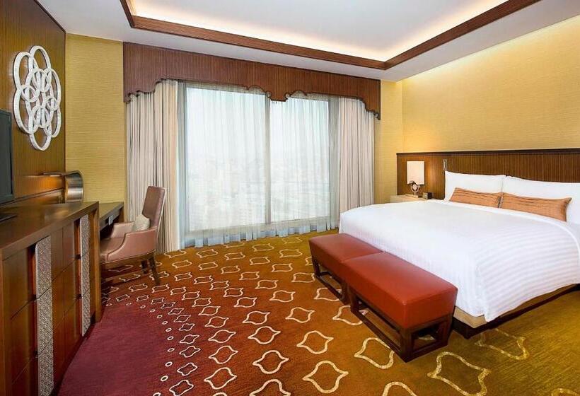 اتاق دلوکس با تخت کینگ و چشم‌انداز شهر, Jabal Omar Marriott Hotel Makkah