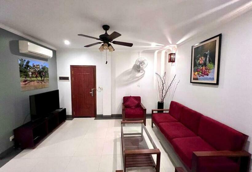 バルコニー付き１ベッドルームアパートメント, Vista Angkor Residence