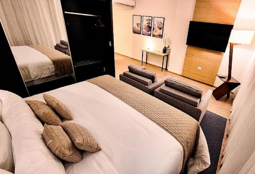 חדר דלוקס עם מיטת קינג, Esuites Virgínia Luxemburgo
