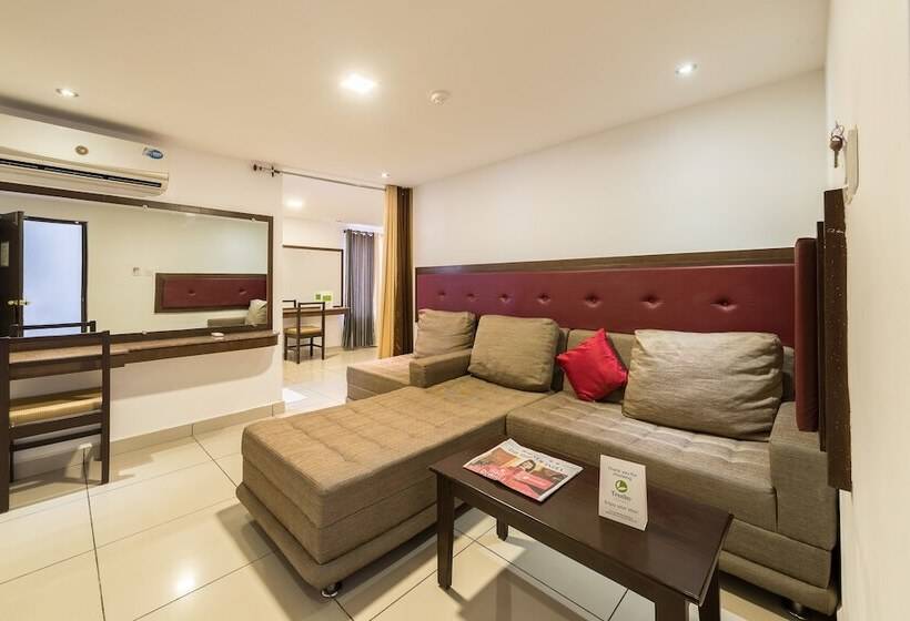 디럭스 룸, Treebo South Avenue, 700 Mts From Promenade Beach