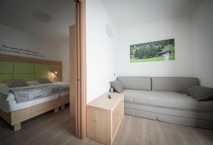 Апартаменты 1 Спальня, Aparthotel Dolomites Living&relax