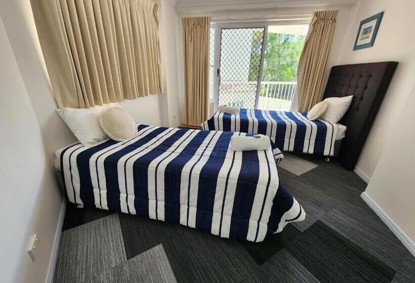 침실 2개 아파트, Fairways Golf & Beach Retreat Bribie Island