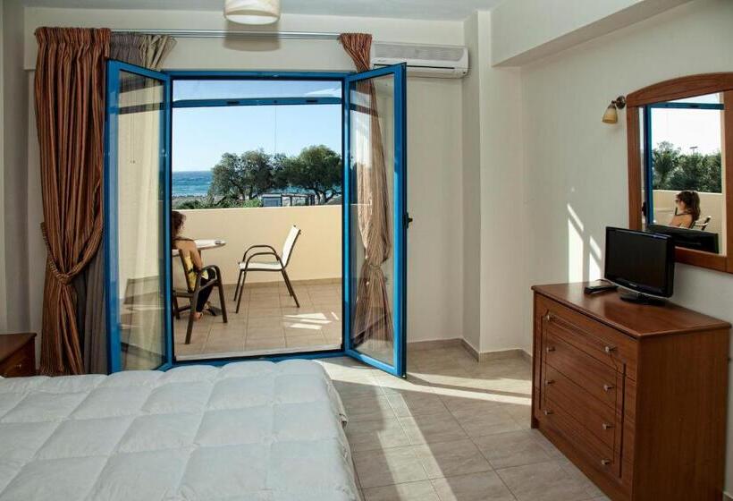 آپارتمان 1 خوابه با چشم‌انداز دریا, Gold Apartments
