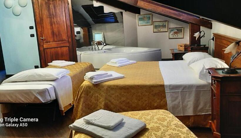 اتاق لوکس چهار تخته, Damian Park Hotel Delle Magnolie
