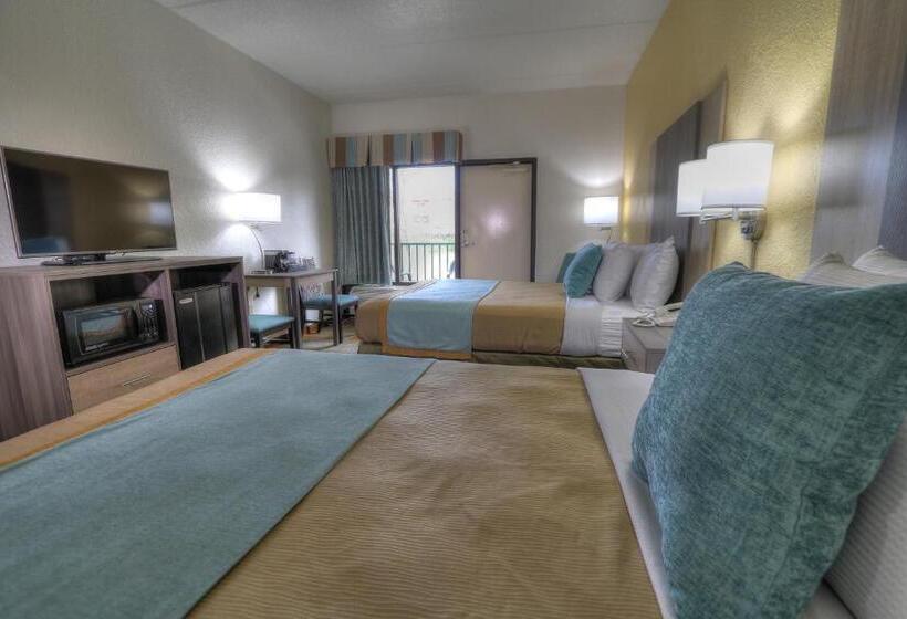 غرفه قياسيه سريرين مزدوجين, Pigeon River Inn