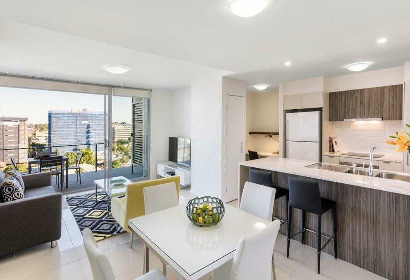 침실 1개 아파트, Oaks Brisbane Woolloongabba Suites