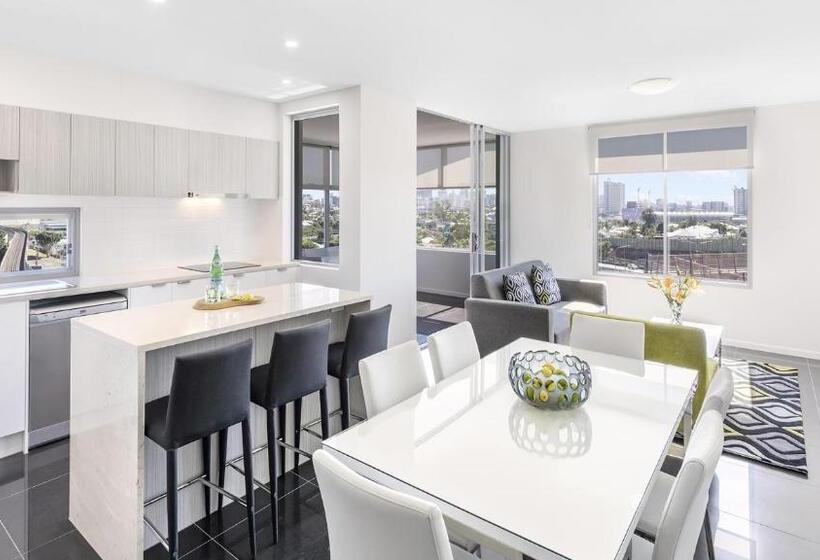 2 베드룸 이그제큐티브 아파트, Oaks Brisbane Woolloongabba Suites