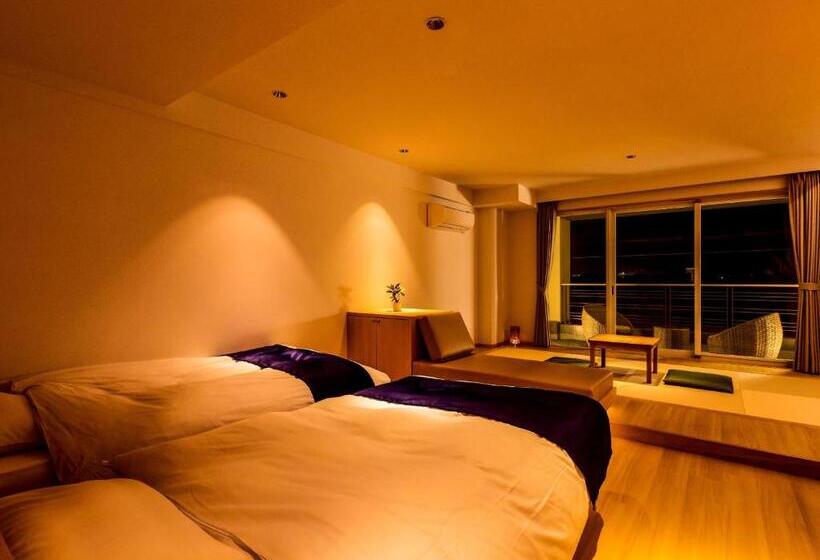 Четырехместный Номер Стандарт, Ooedo Onsen Monogatari Premium Shirahama Gyoen