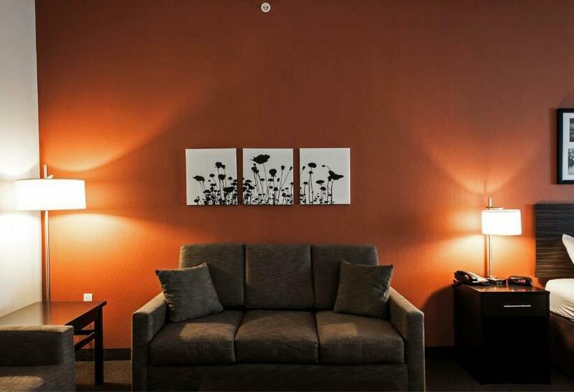 Люкс Кровать Кинг, Sleep Inn & Suites Hennessey North