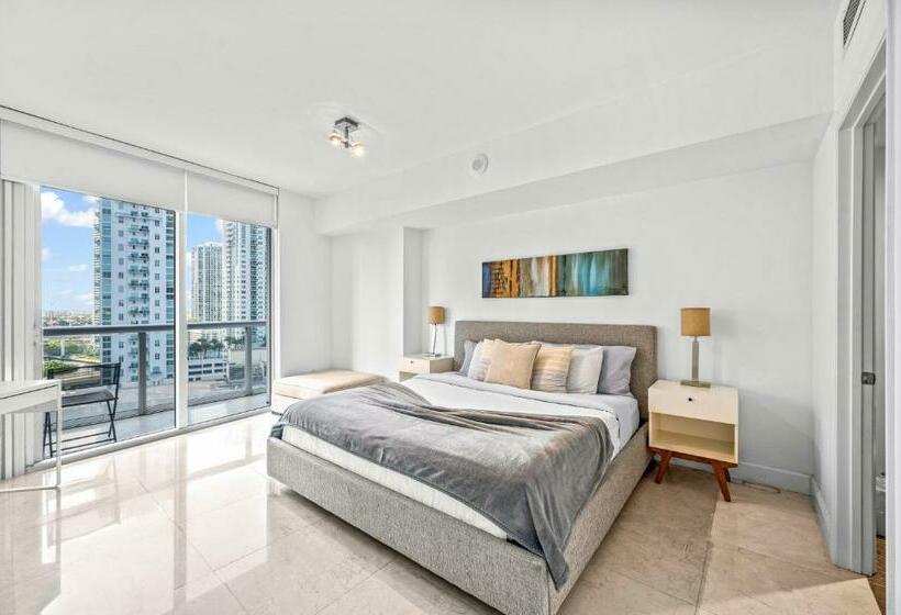 דירה בת חדר שינה 1 עם מרפסת, Icon Brickell Luxury Residence