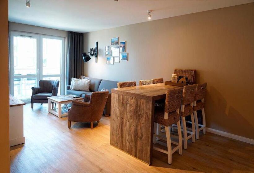 带阳台两卧公寓, Beach Apartments Heiligenhafen
