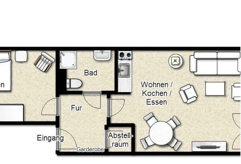 1 Bedroom Apartment Lake View, Wohnpark Stadt Hamburg In Binz   Wg 57