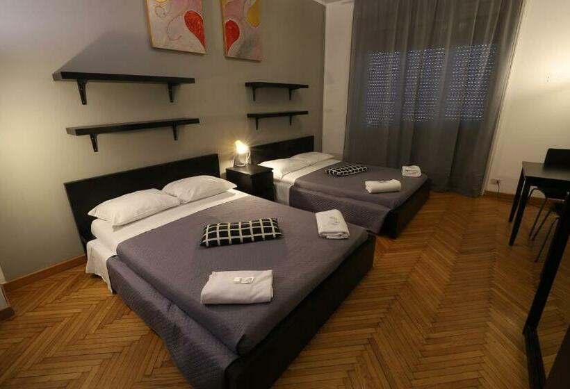 اتاق استاندارد با سرویس بهداشتی مشترک, Guest House Pirelli Milano