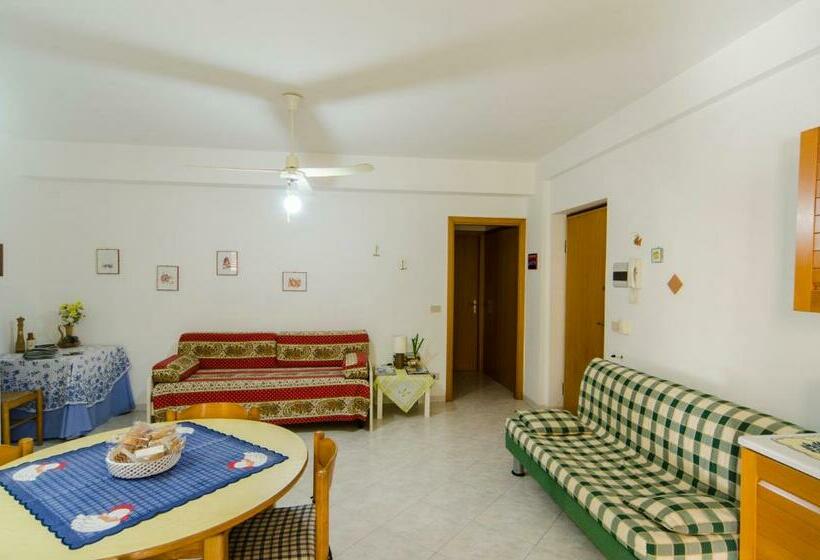 آپارتمان 1 خوابه با چشم‌انداز باغ, Casa Vacanza Acquamarina