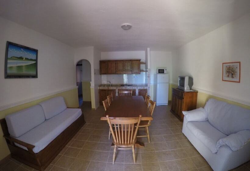 آپارتمان 1 خوابه با چشم‌انداز باغ, Residence Spiaggia Bianca