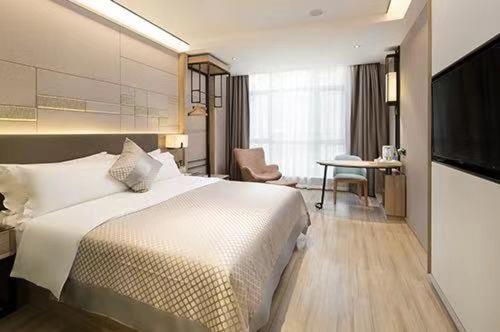 اتاق استاندارد با تخت بزرگ, 莫林酒店(moning Hotel）