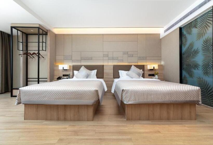 اتاق استاندارد با چشم‌انداز دریا, 莫林酒店(moning Hotel）