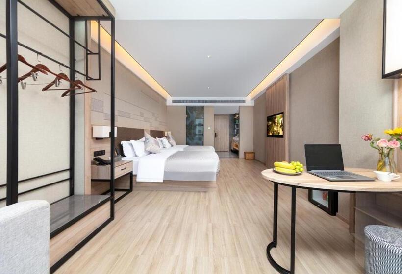 اتاق استاندارد با چشم‌انداز دریا, 莫林酒店(moning Hotel）