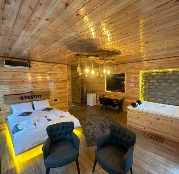اتاق استاندارد با تخت بزرگ, Ria Süit Otel Bungalov