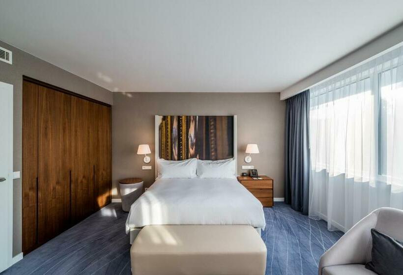 带大床的豪华间, Doubletree By Hilton Hotel Wroclaw