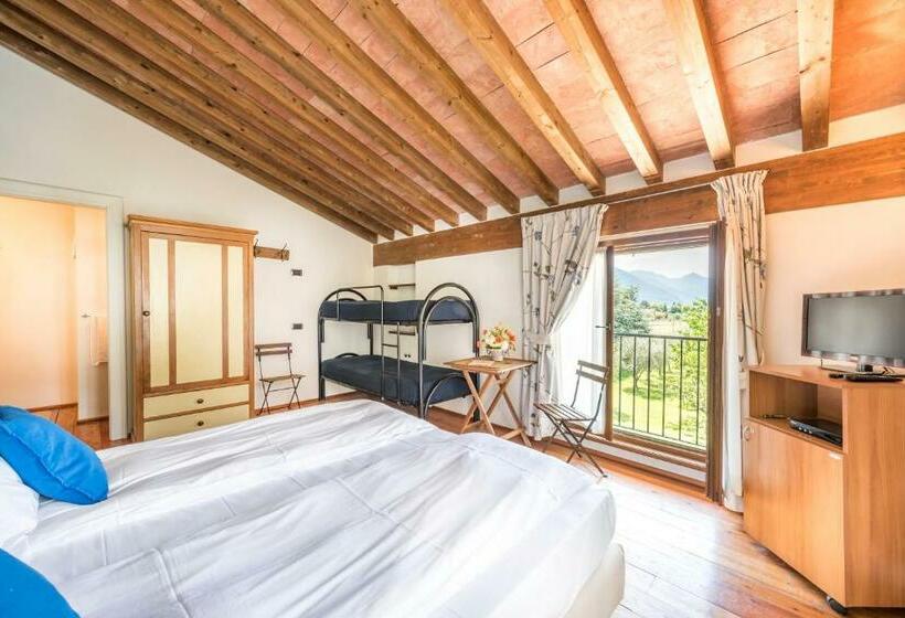 اتاق استاندارد چهار تخته, Agriturismo Ca Del Lago