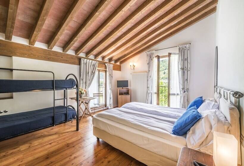 اتاق استاندارد چهار تخته, Agriturismo Ca Del Lago