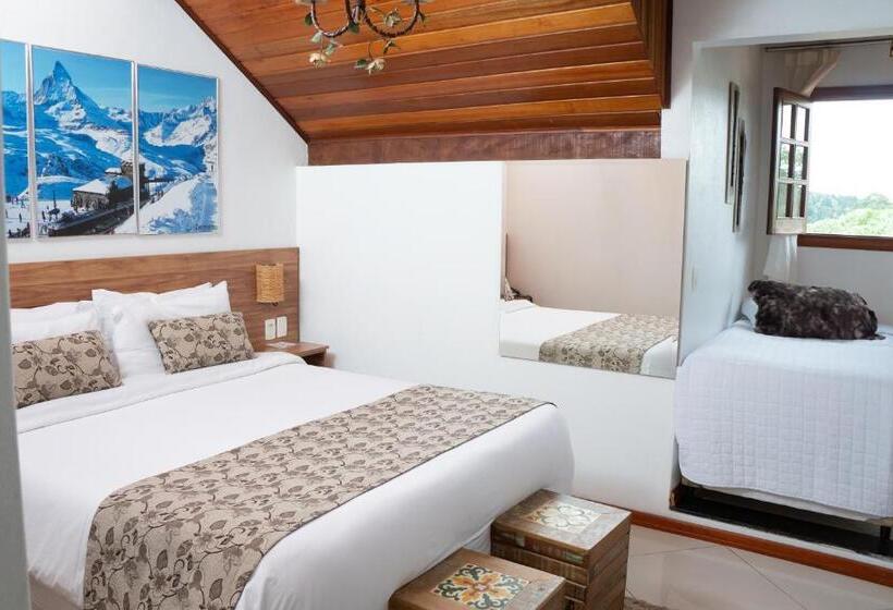 Quarto Estandar com Hidromassagem, Pousada Suiça Mineira Centro