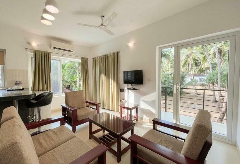 带1个卧室的公寓, Rainforest Enclave, Arpora   10 Mins To Baga Beach