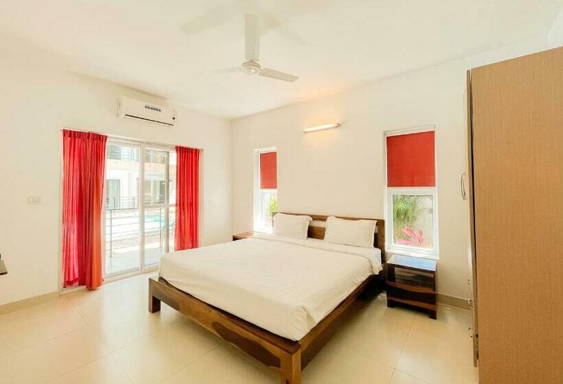 带1个卧室带泳池的公寓, Rainforest Enclave, Arpora   10 Mins To Baga Beach