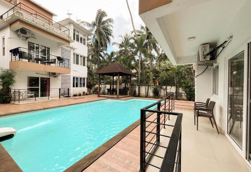 带1个卧室带泳池的公寓, Rainforest Enclave, Arpora   10 Mins To Baga Beach