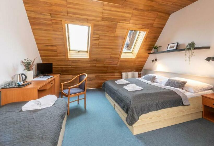 Номер Стандарт Трехместный, Wellness Hotel šedý Vlk