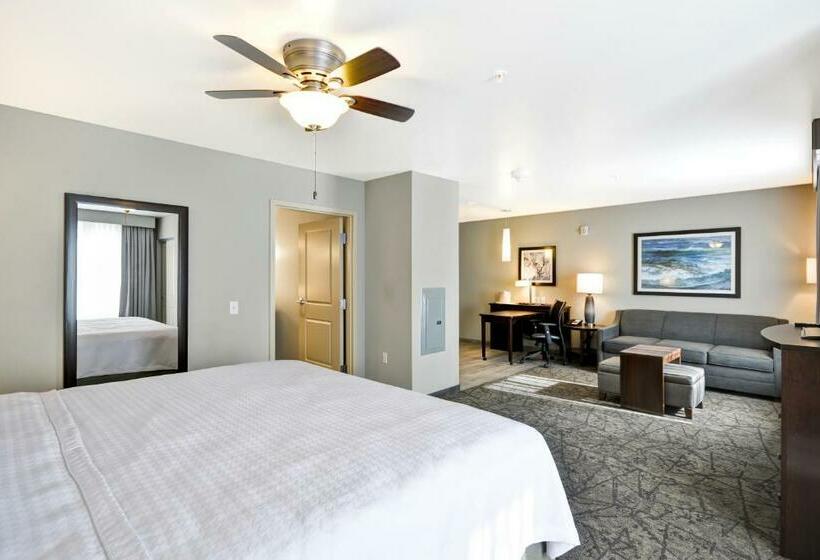 带大床的复式套间, Homewood Suites By Hilton Phoenix Tempe Asu Area