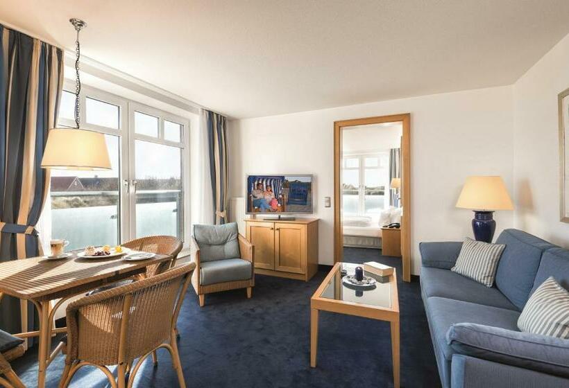 １ベッドルームアパートメント, Strandhotel Juister Hof